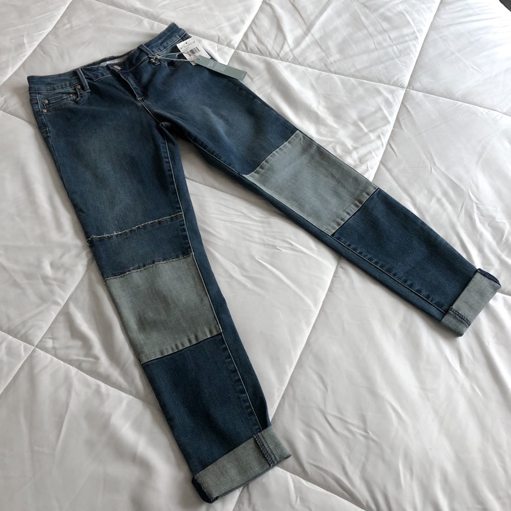 BOGO Mid-Rise Patch Detail Jeans ❀